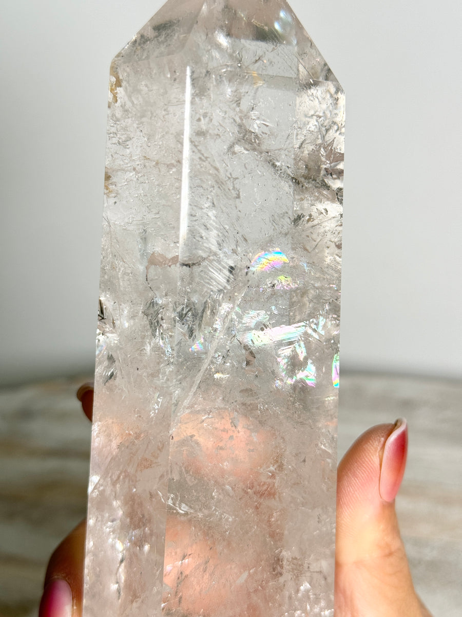 Clear Quartz Tower