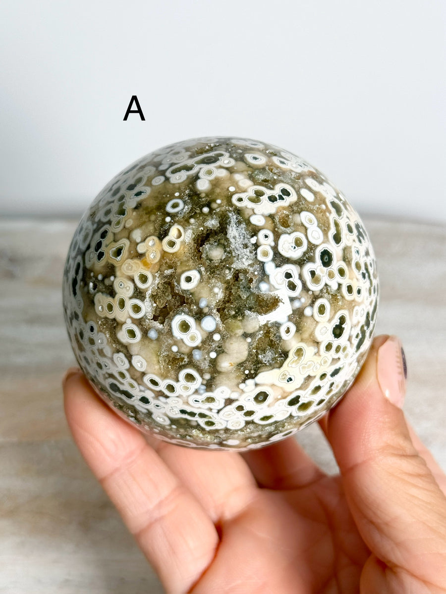 Ocean Jasper Sphere