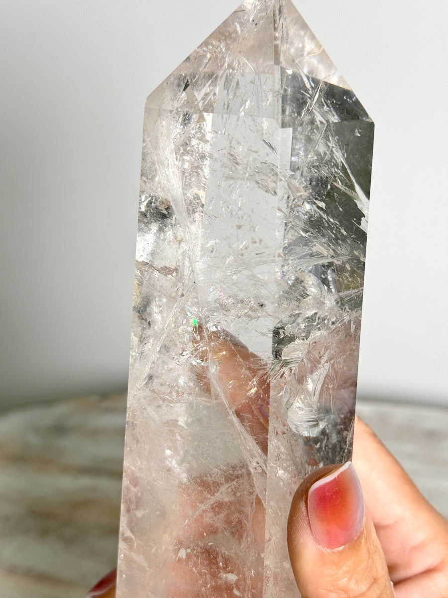 Clear Quartz Tower