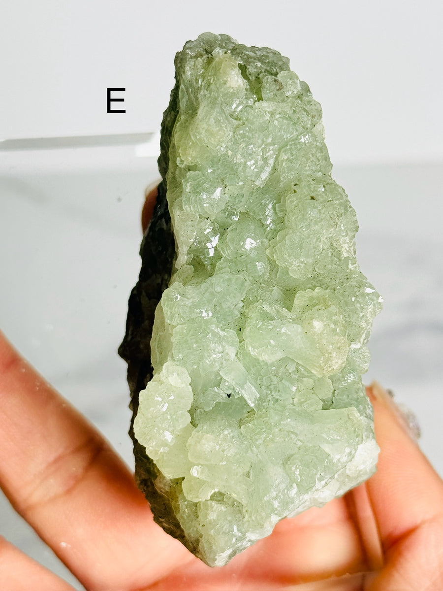 Raw Prehnite from Morocco