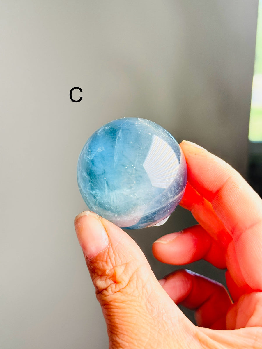 Blue Fluorite Sphere