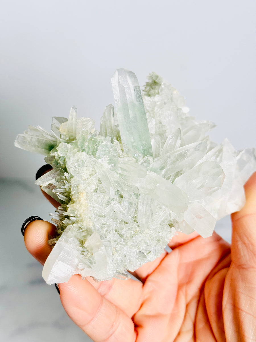 Himalayan Chlorite Quartz Cluster