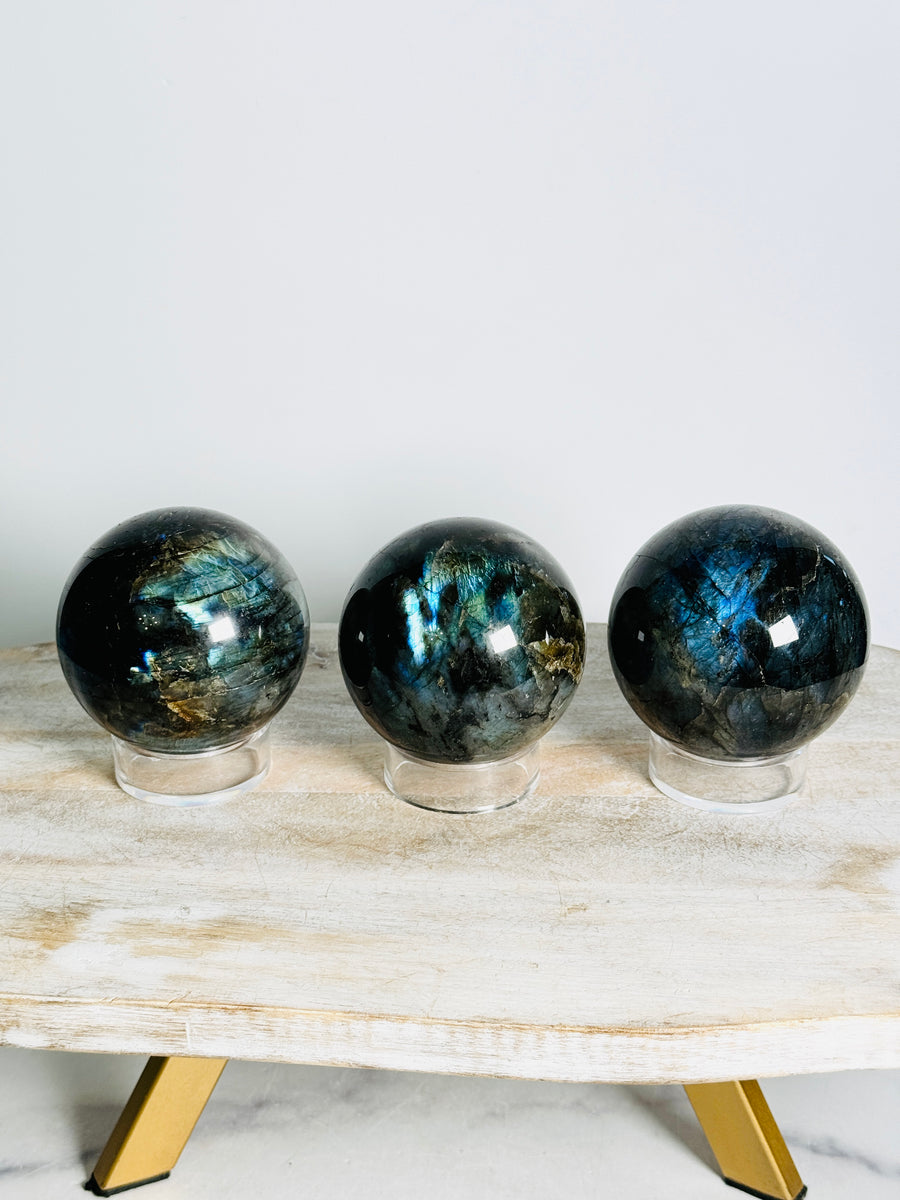 IMPERFECT Labradorite Sphere