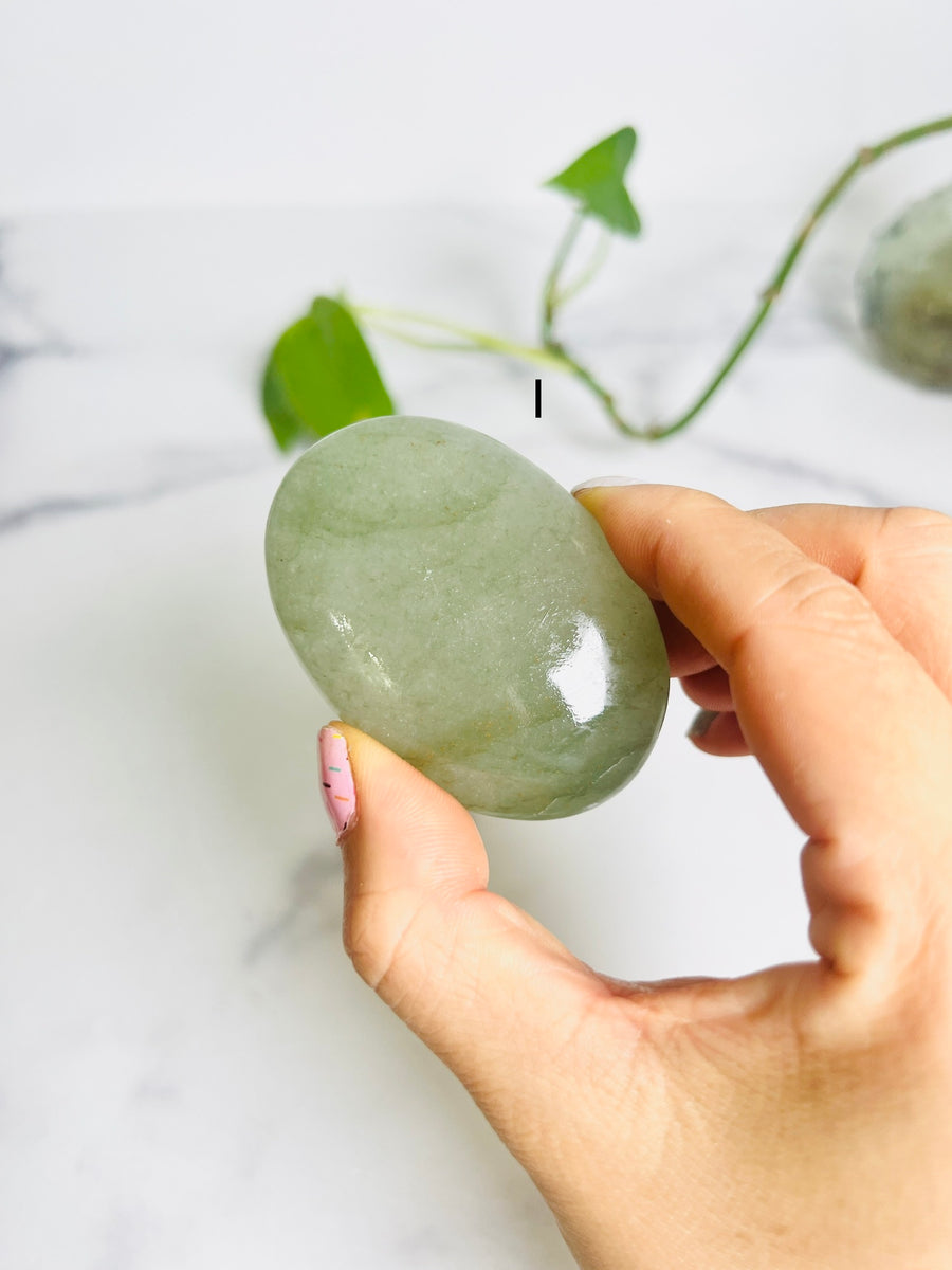 Green Aventurine Palm Stone