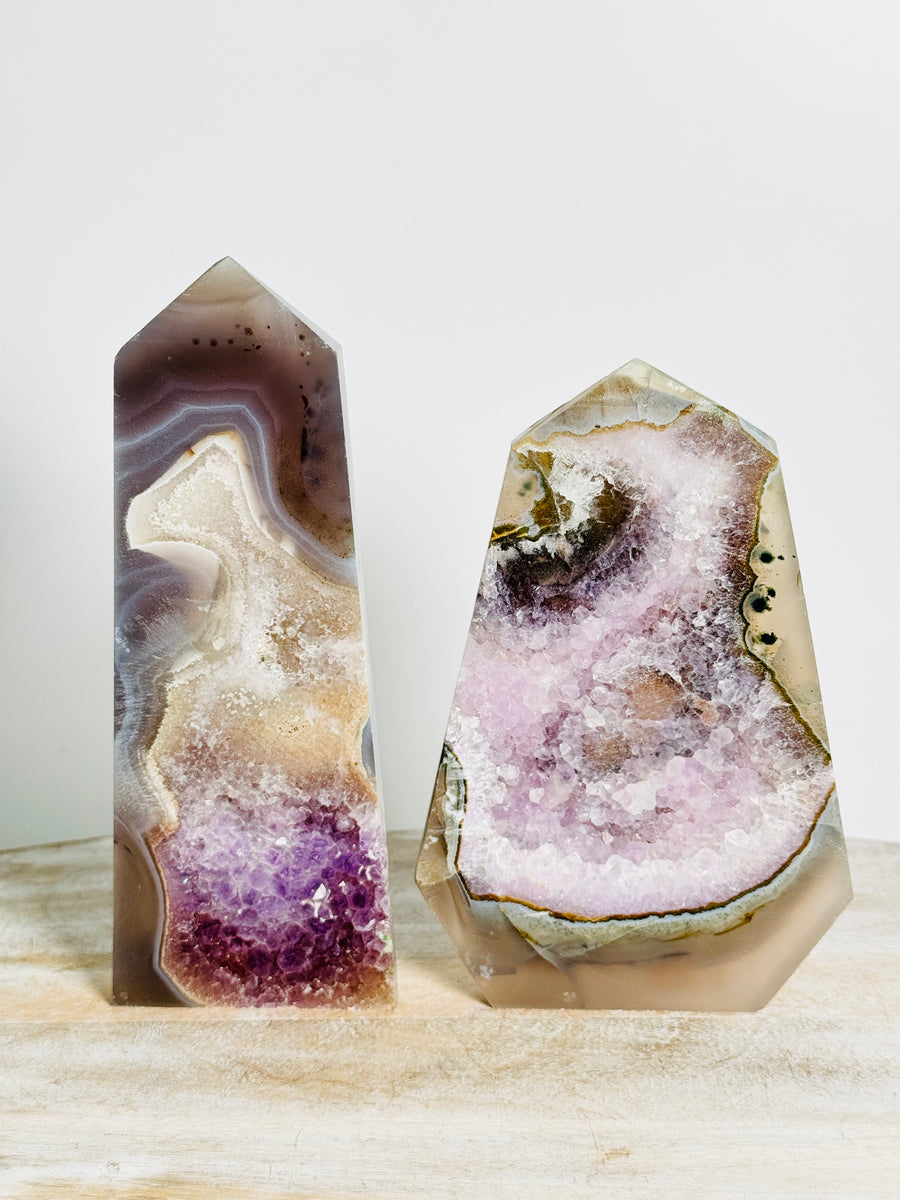 IMPERFECT Agate Quartz Tower