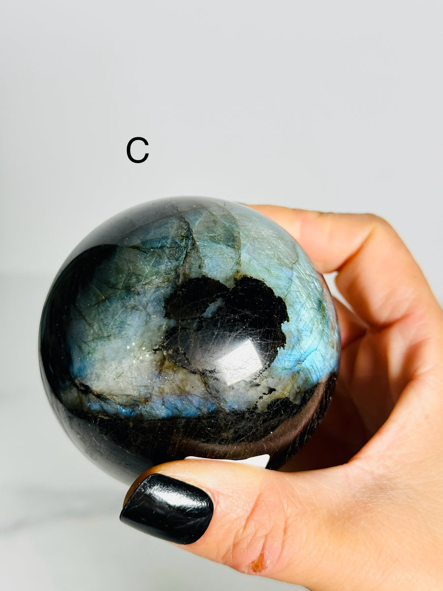 IMPERFECT Labradorite Sphere