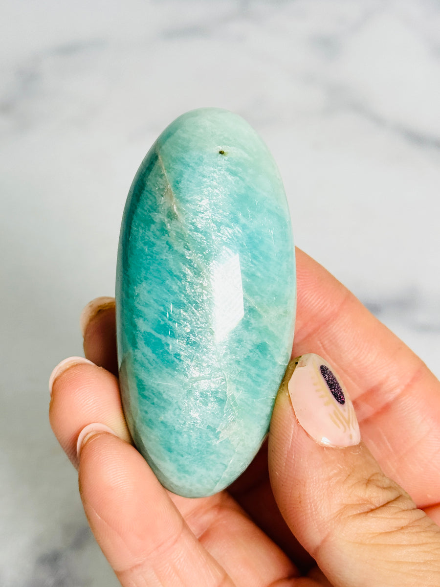 Amazonite Shiva Carving