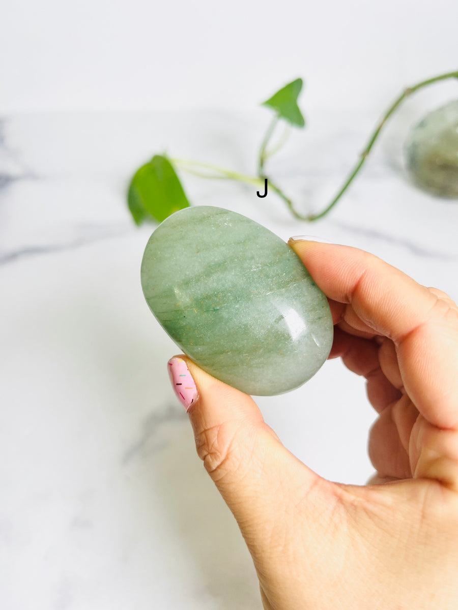 Green Aventurine Palm Stone