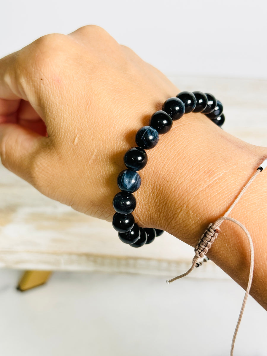 Blue Tiger Eye Bracelet