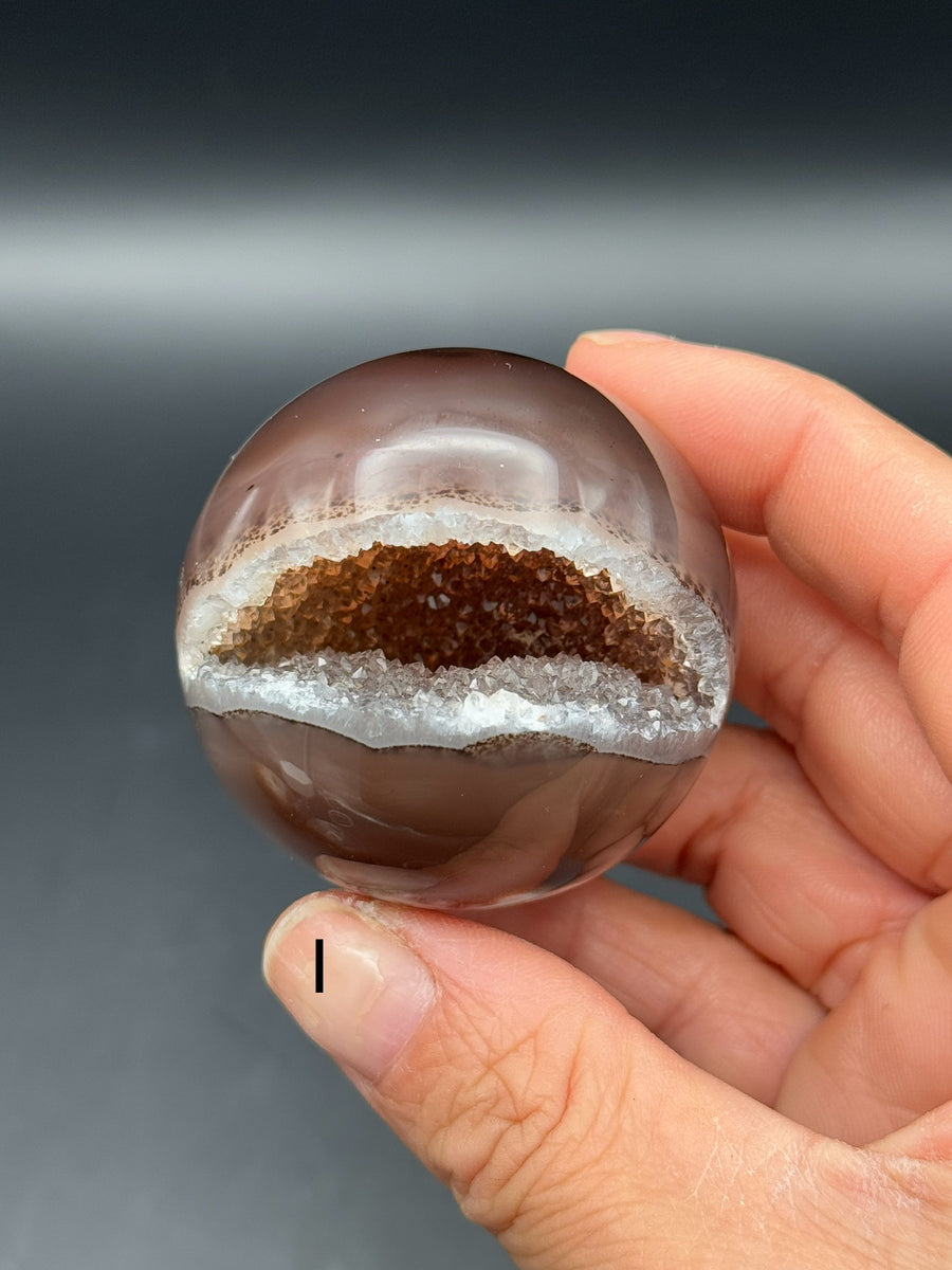 Brown Jelly Agate Sphere