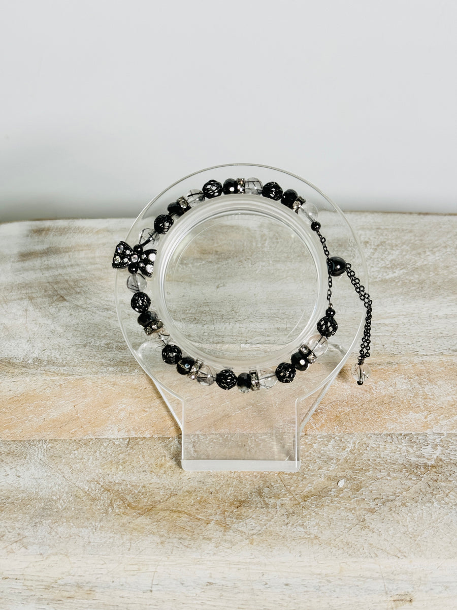 Tourmalinated Quartz Bracelet