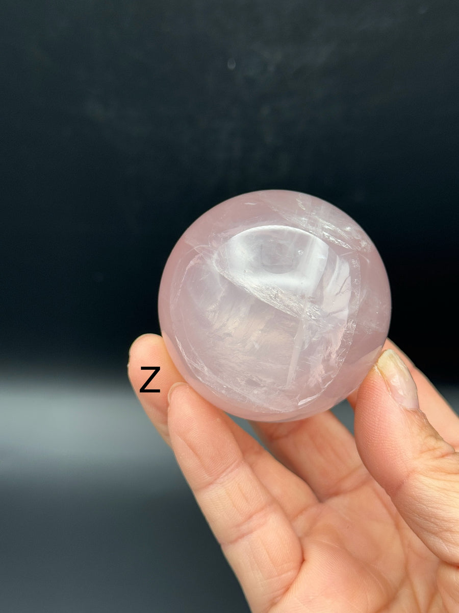 Star Rose Quartz Sphere