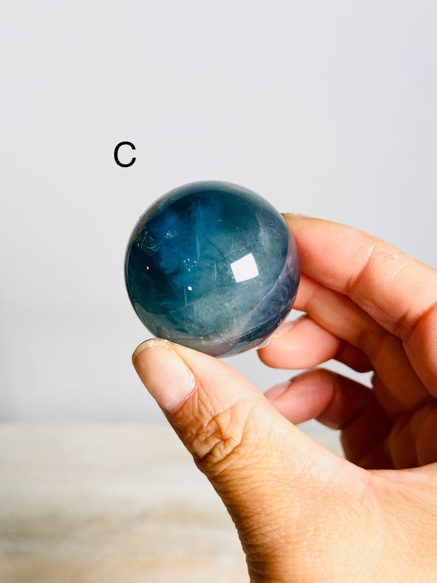 Blue Fluorite Sphere