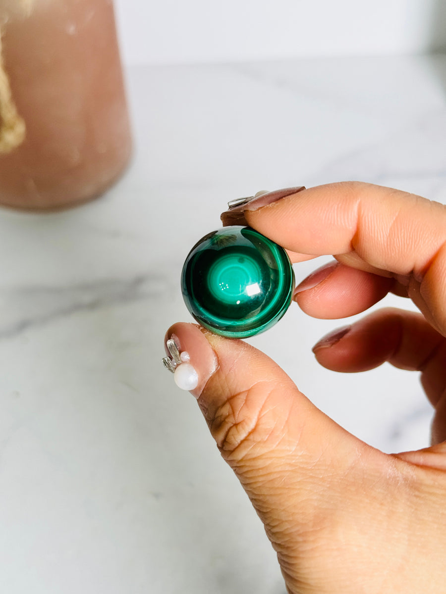 Small Malachite Sphere