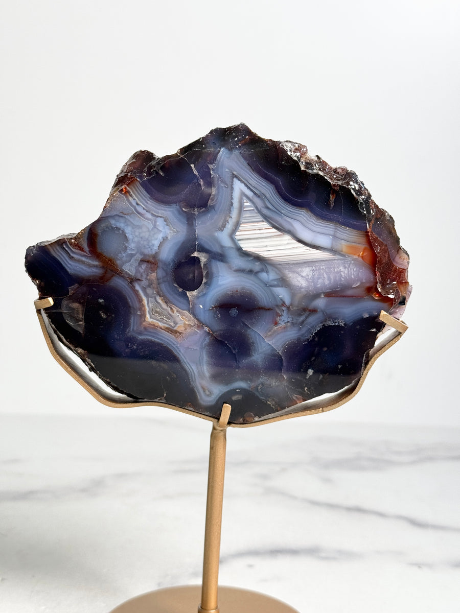 IMPERFECT - Blue Flower Agate Slab