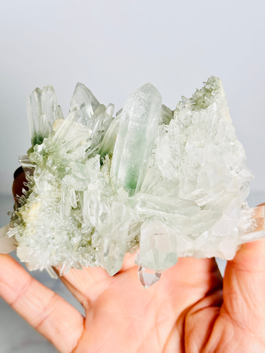 Himalayan Chlorite Quartz Cluster