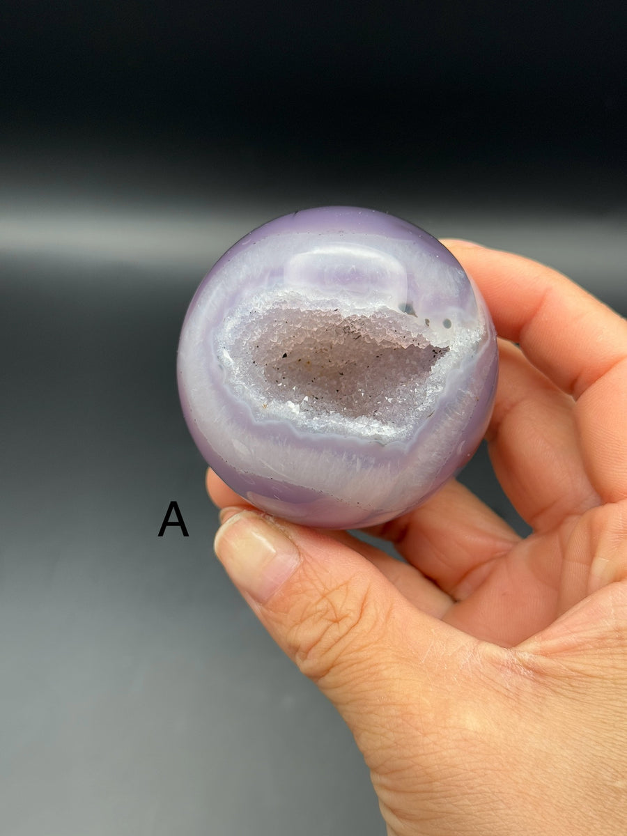 Purple Jelly Agate Sphere