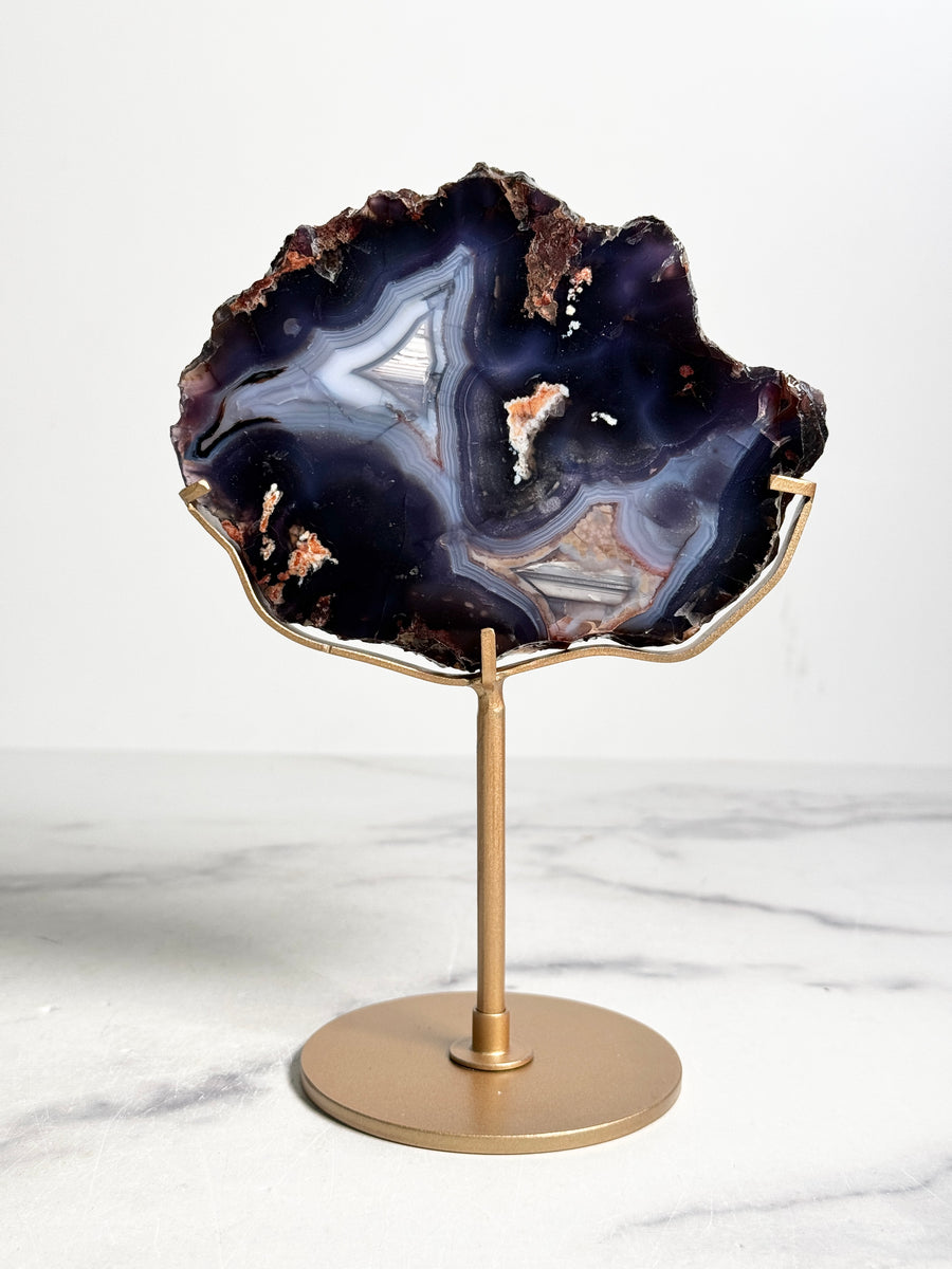 IMPERFECT - Blue Flower Agate Slab