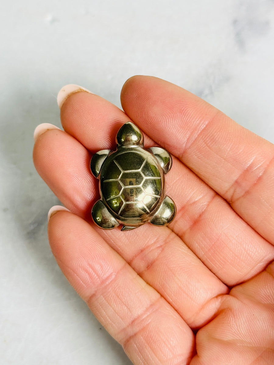 Mini Crystal Turtle Carving