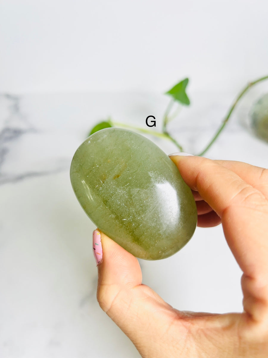 Green Aventurine Palm Stone