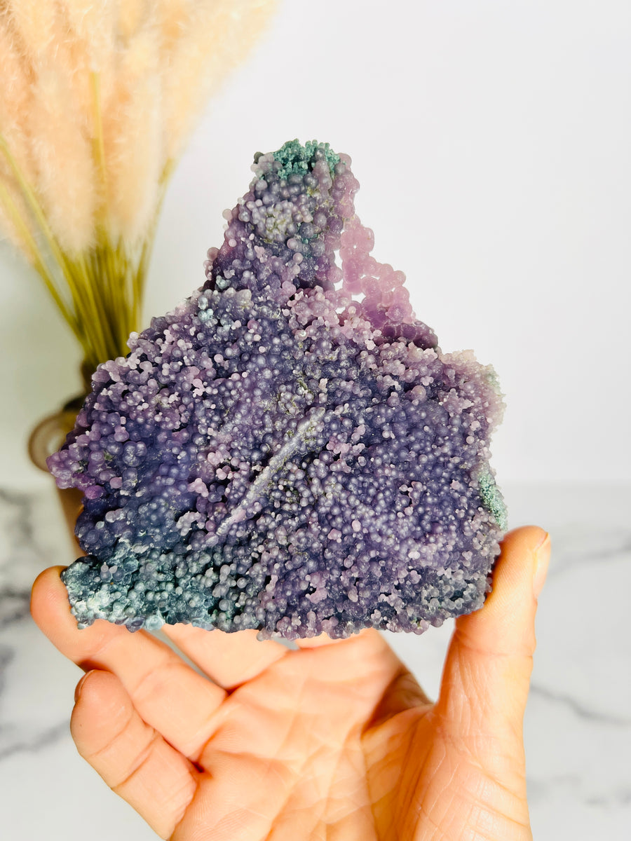 Sparkly Botryoidal Grape Agate Cluster