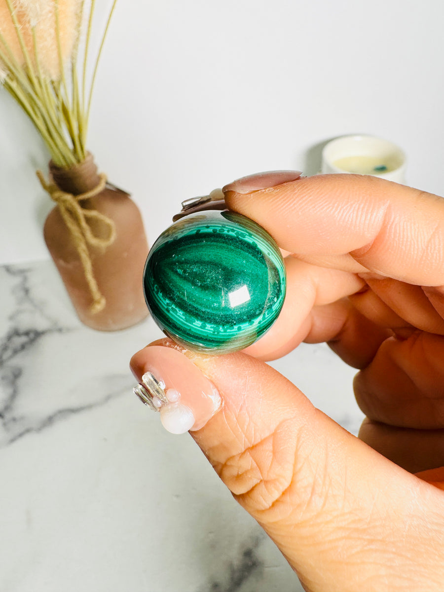 Small Malachite Sphere