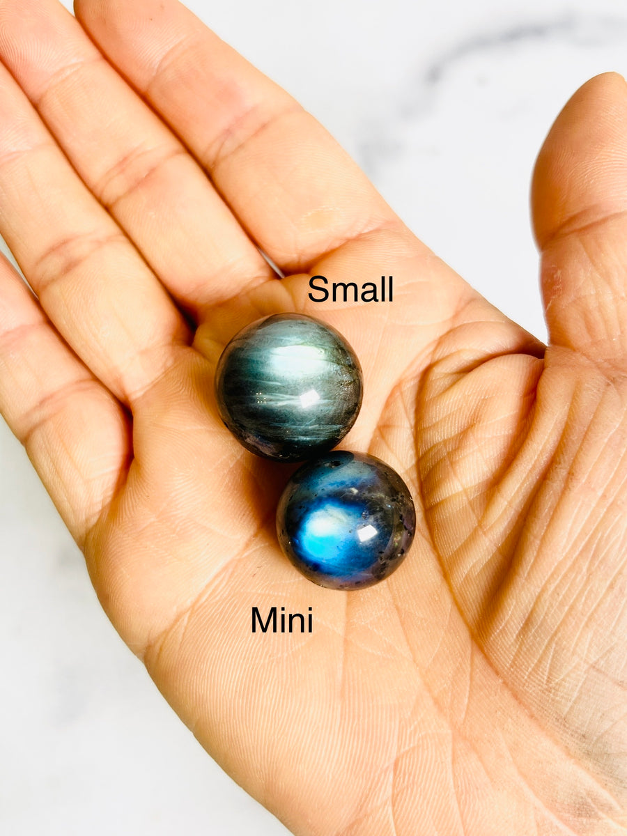 Mini Labradorite Sphere