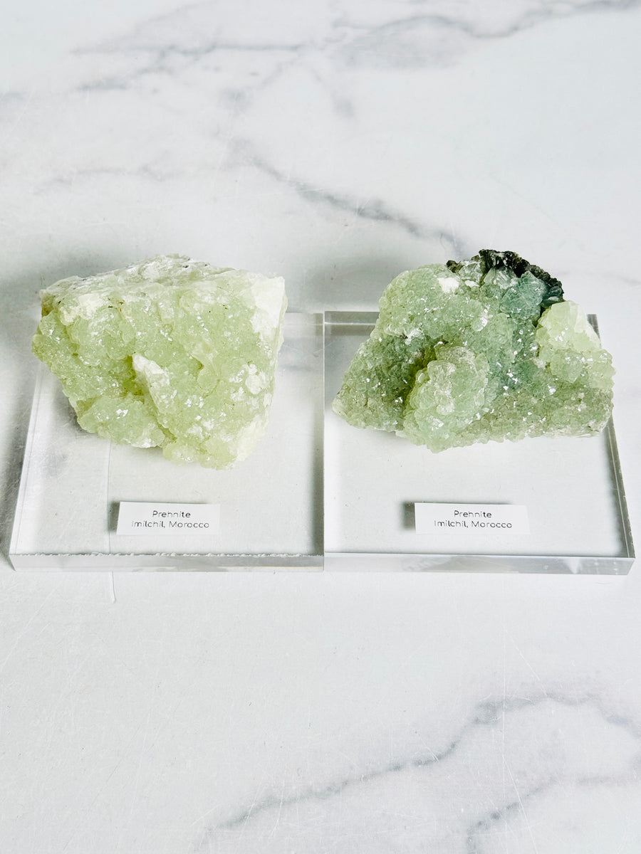 Raw Prehnite from Morocco