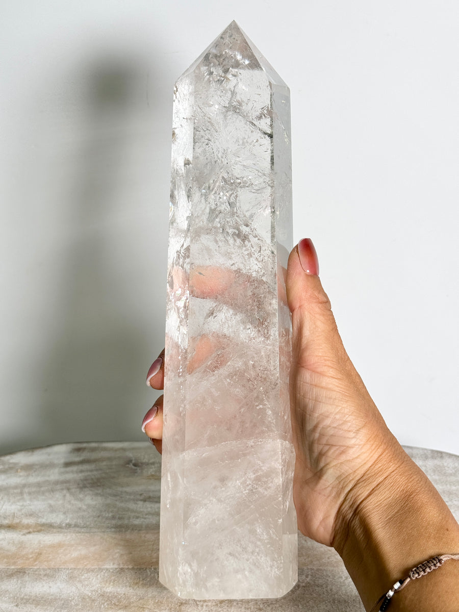 Clear Quartz Tower