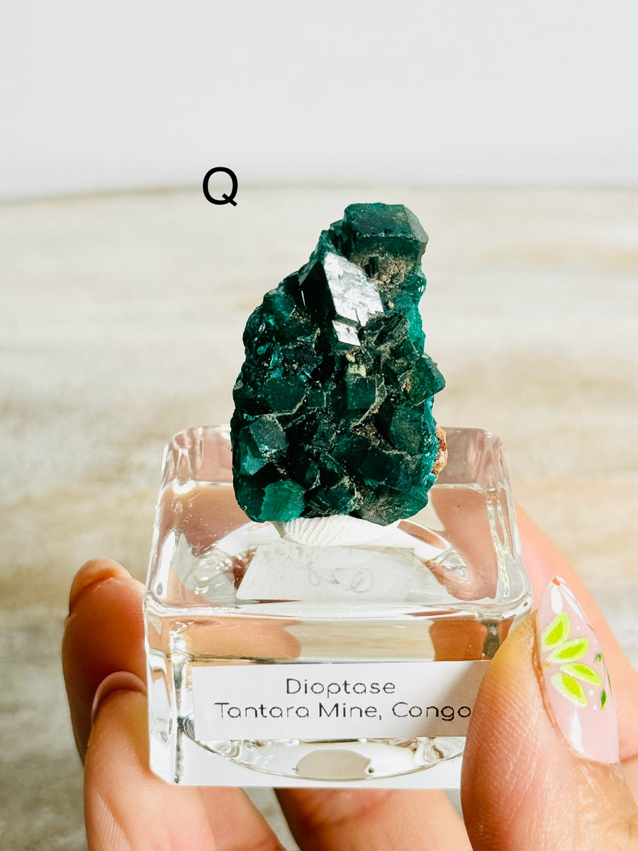 Dioptase from Congo