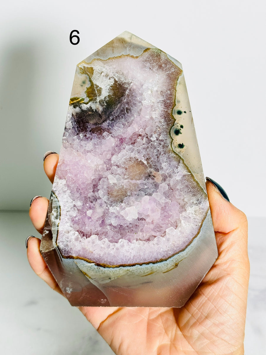 IMPERFECT Agate Quartz Tower