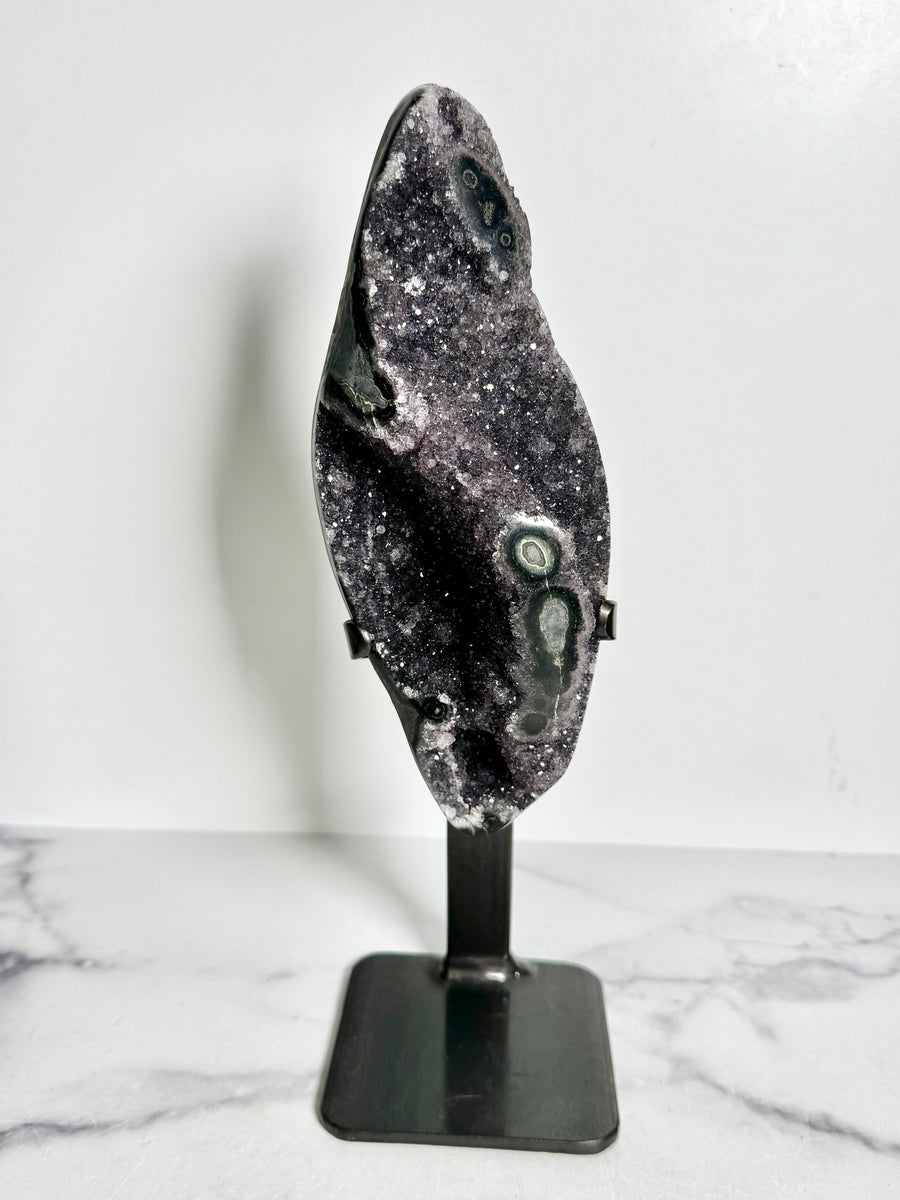 Statement Amethyst on Stand