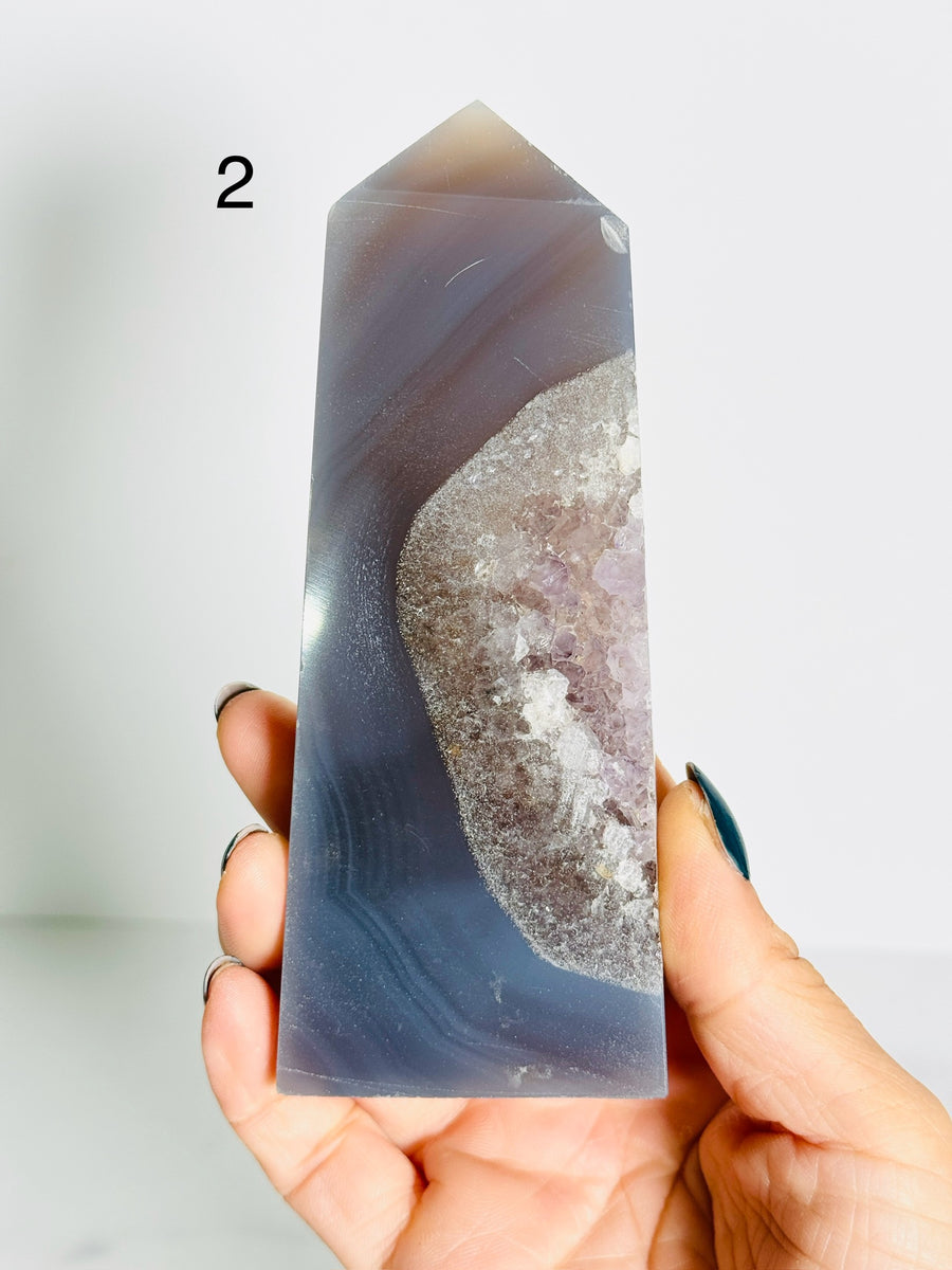 IMPERFECT Agate Quartz Tower