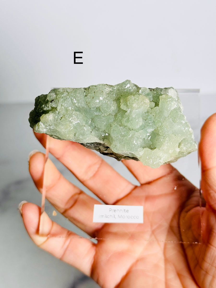 Raw Prehnite from Morocco