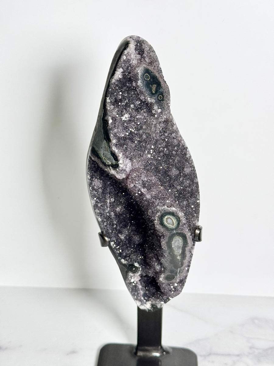 Statement Amethyst on Stand