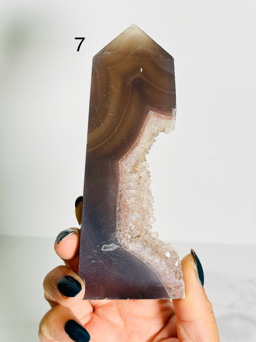 IMPERFECT Agate Quartz Tower