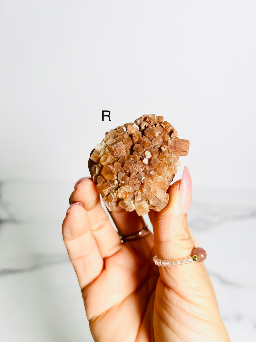 Red Aragonite Specimen