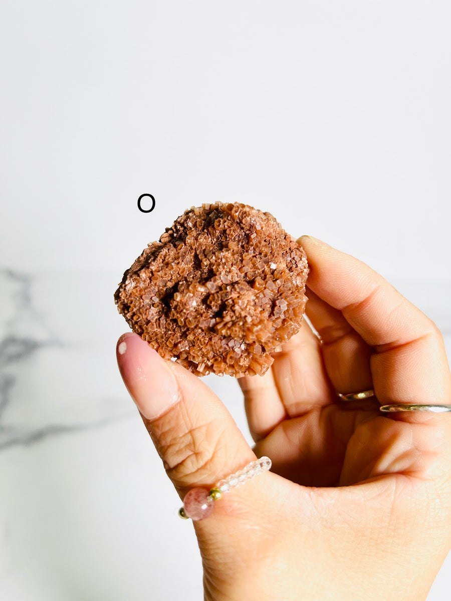 Red Aragonite Specimen