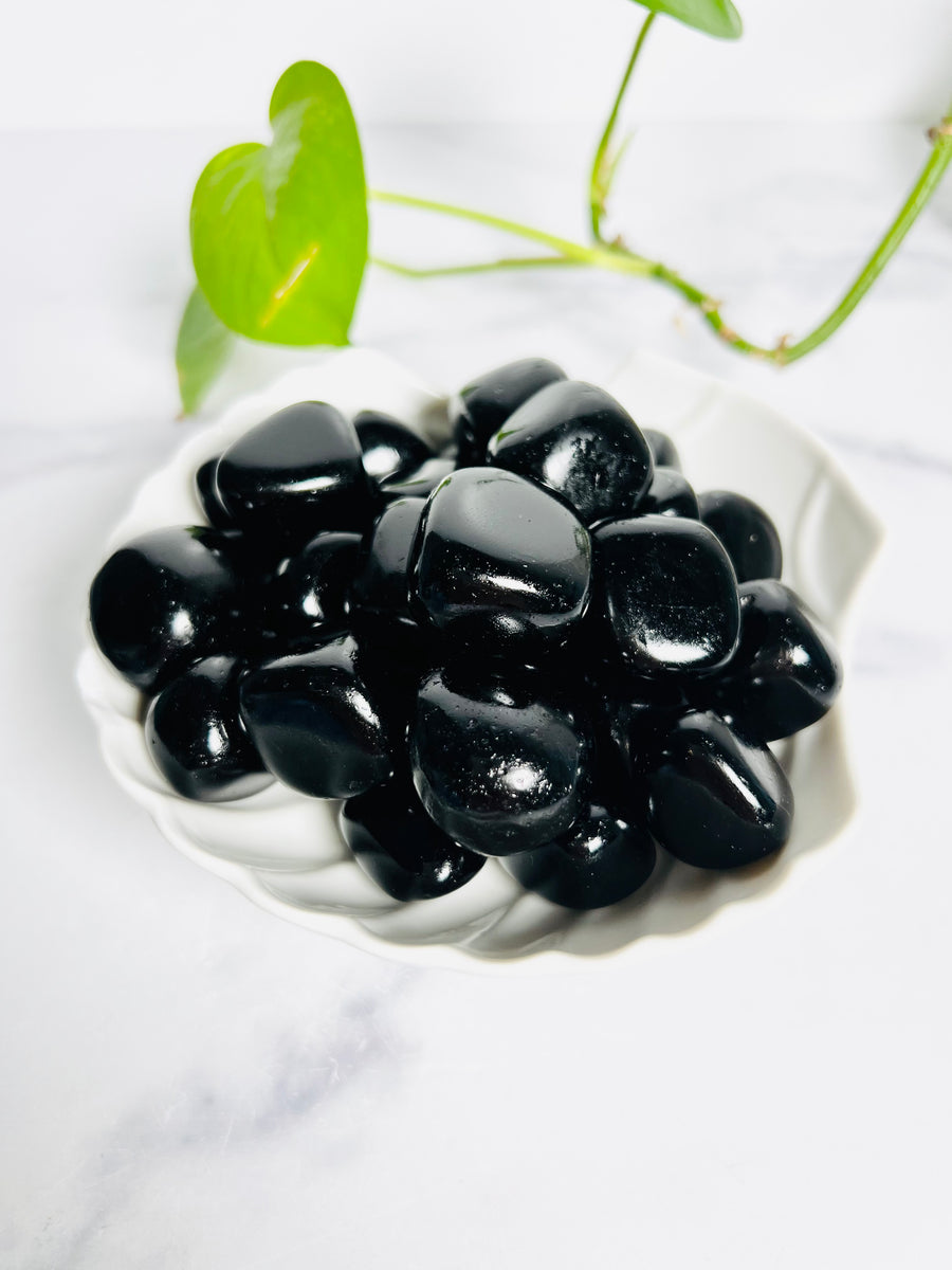 Black Obsidian Tumbled Stone