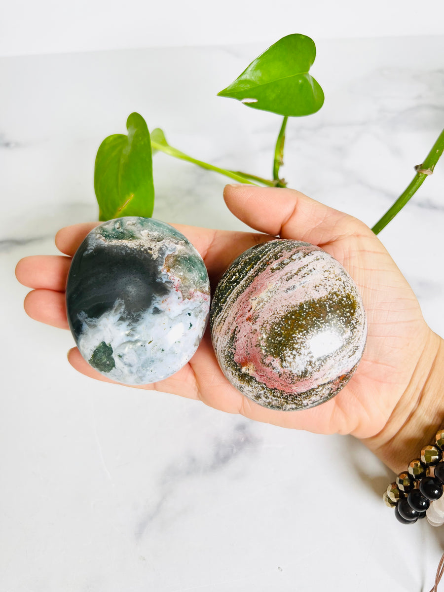 Ocean Jasper Palm Stone