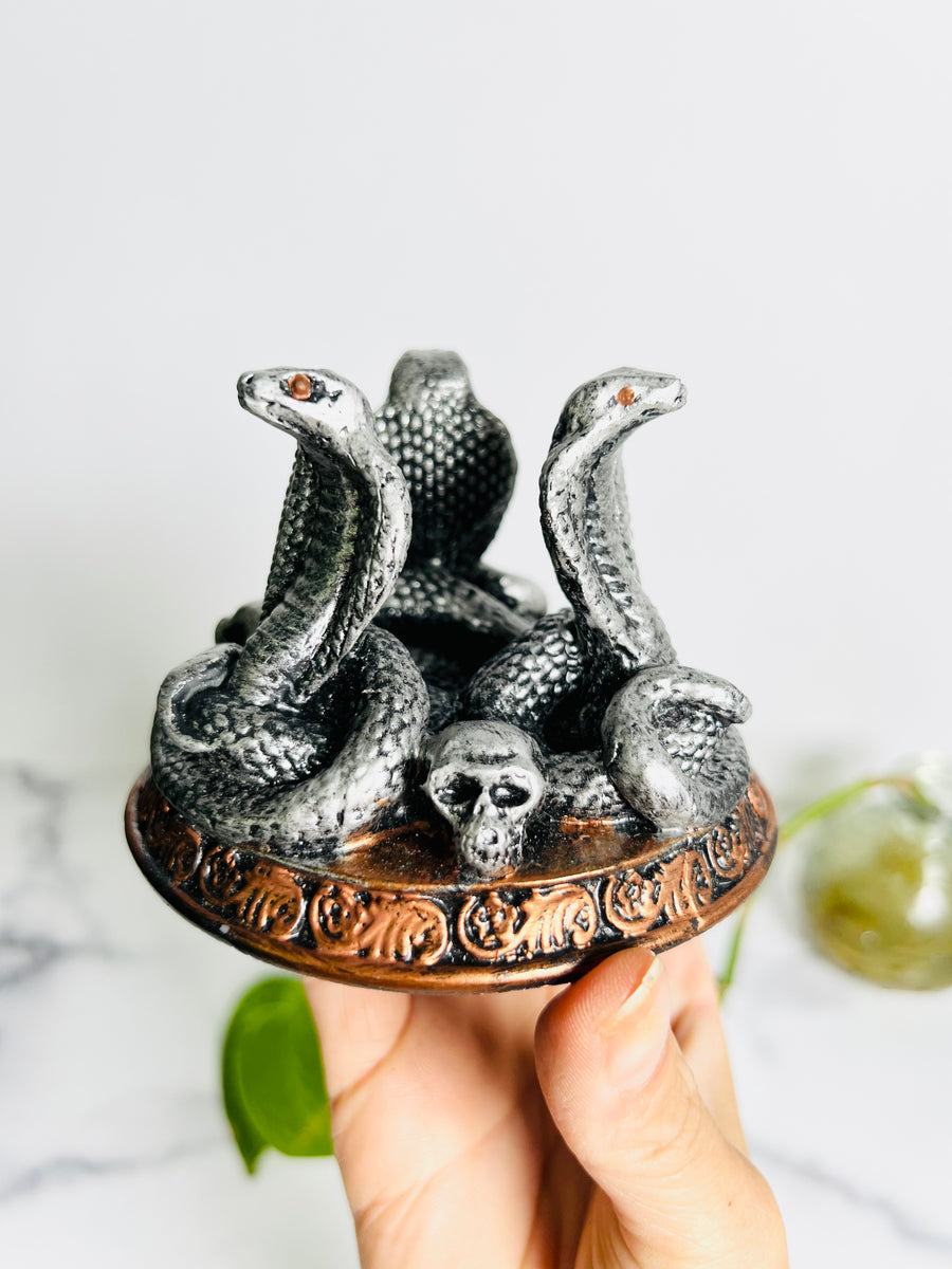 Snake & Skull Sphere Holder