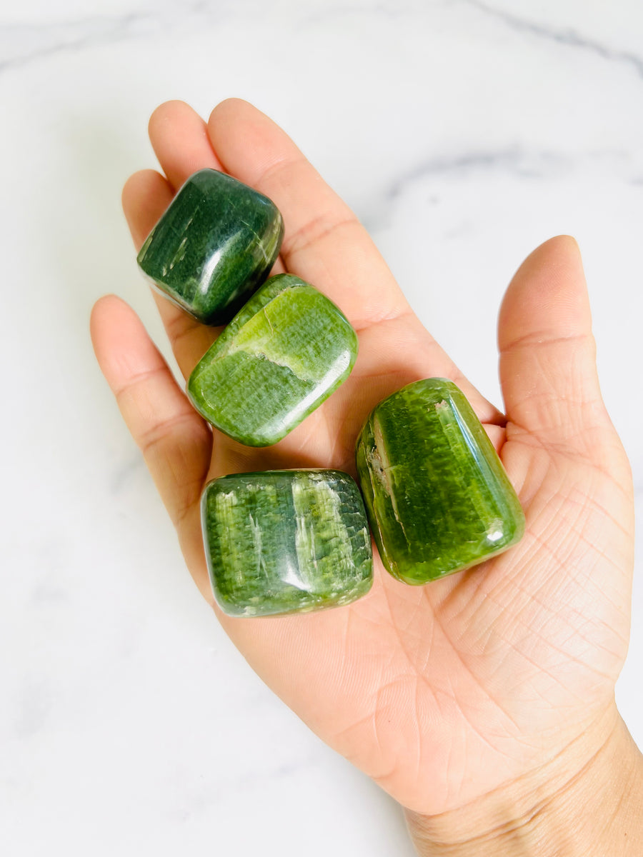 Tremolite Tumbled Stone