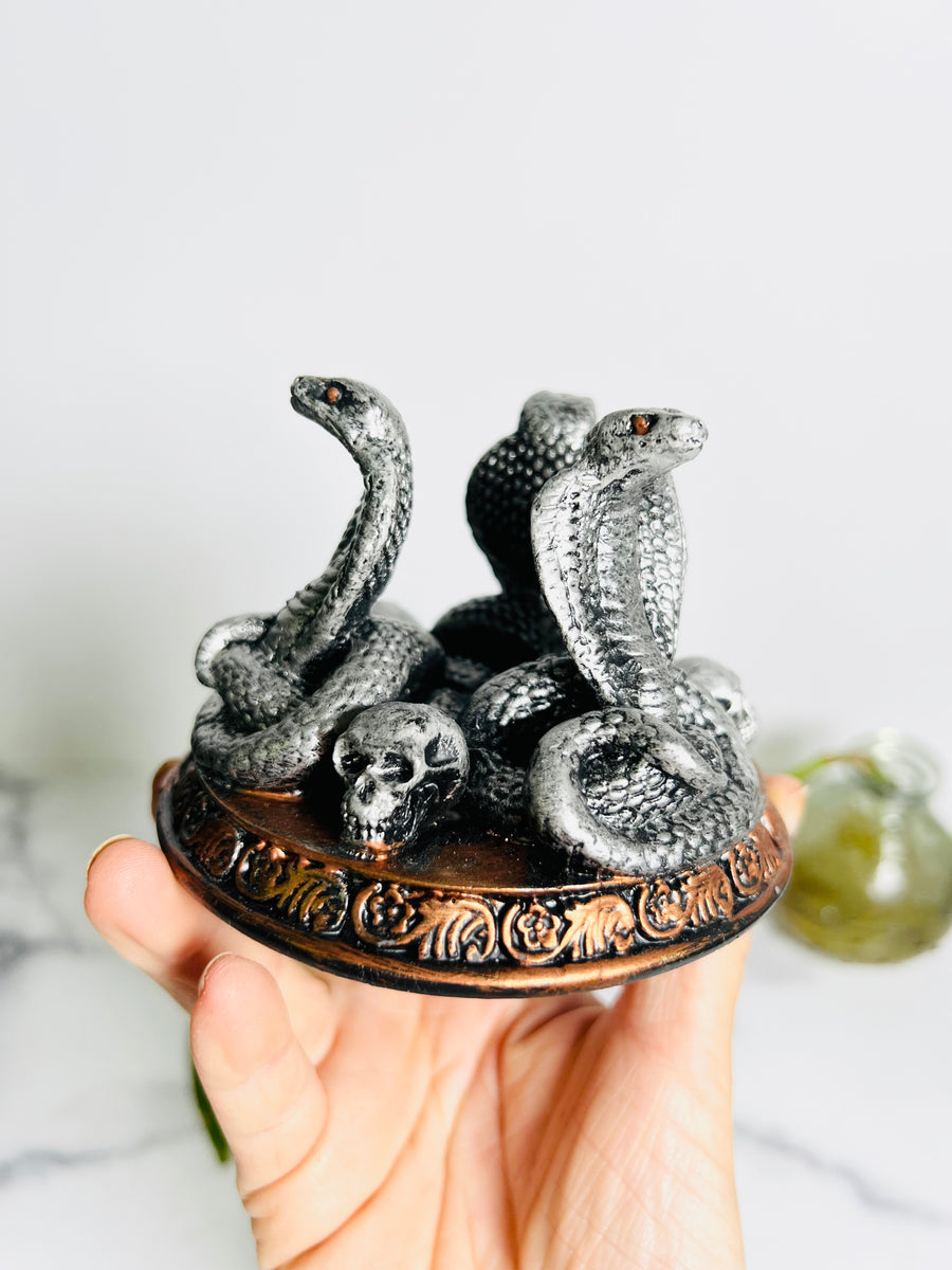 Snake & Skull Sphere Holder