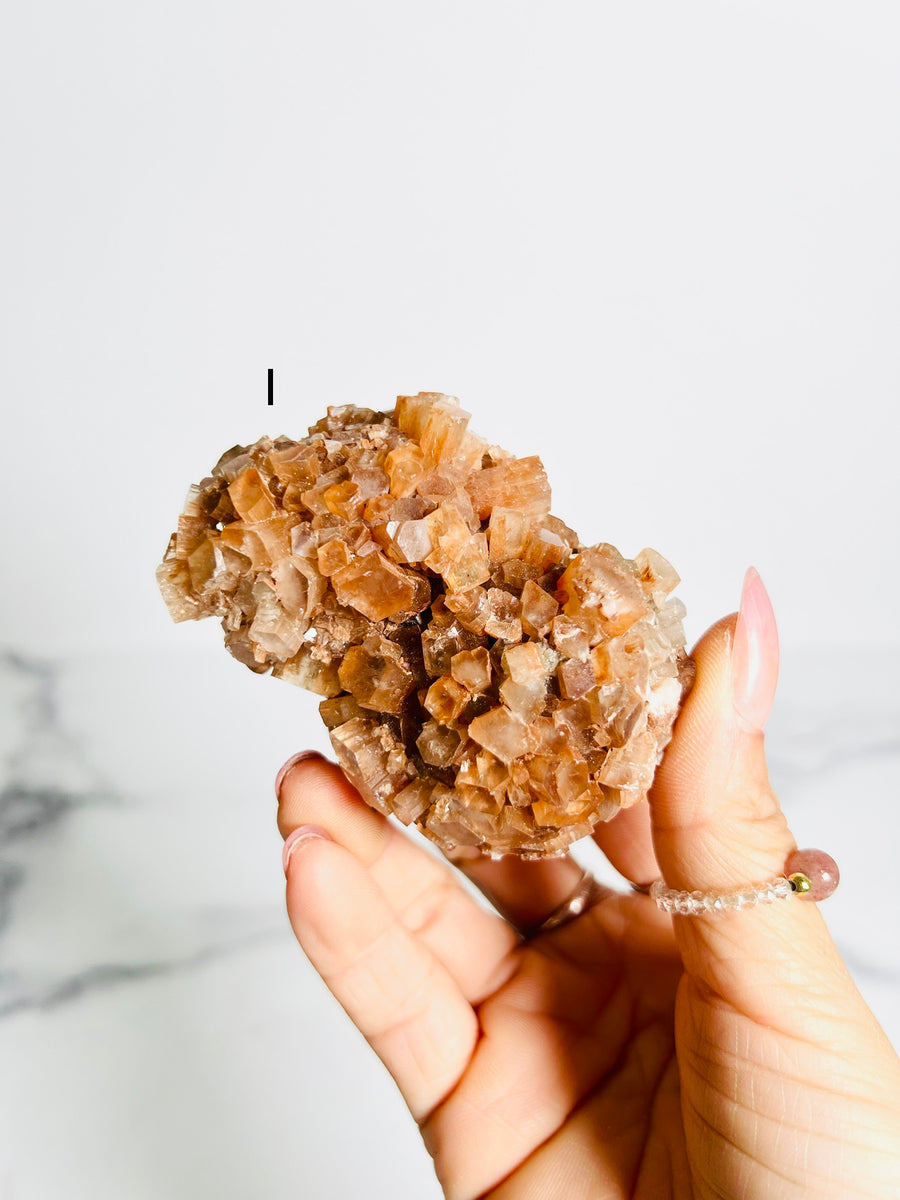 Red Aragonite Specimen