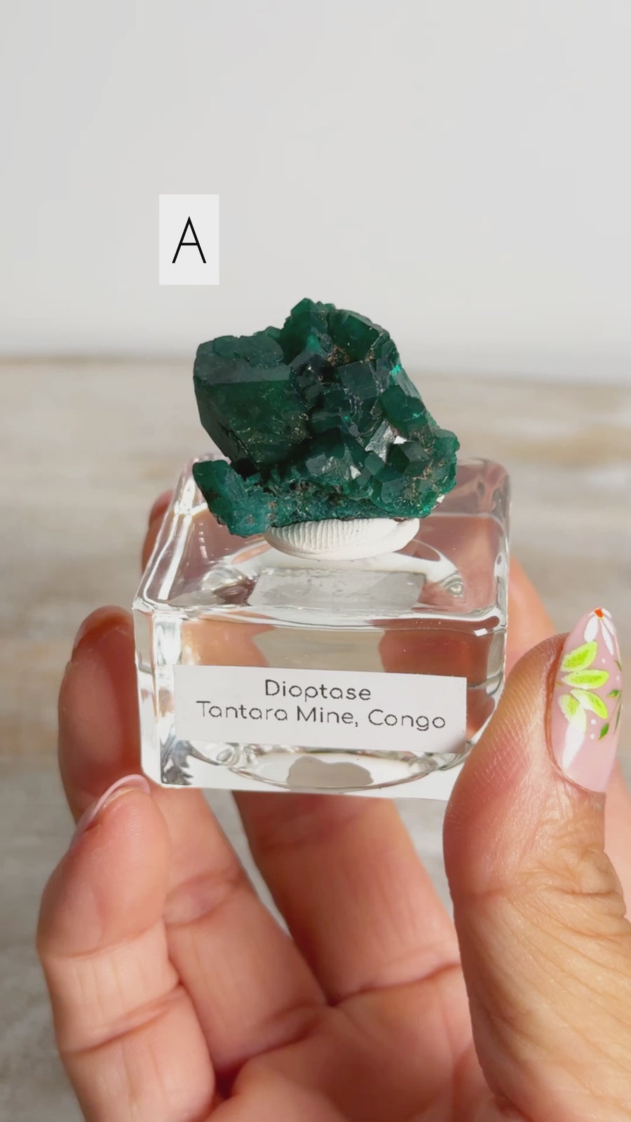 Dioptase from Congo