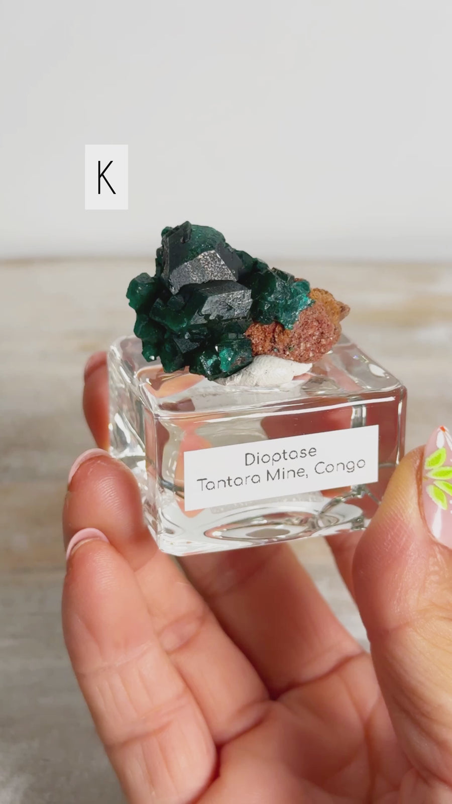 Dioptase from Congo