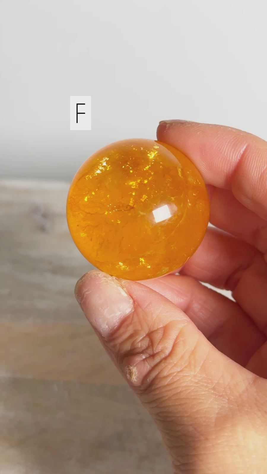 Yellow Fluorite Mica Sphere