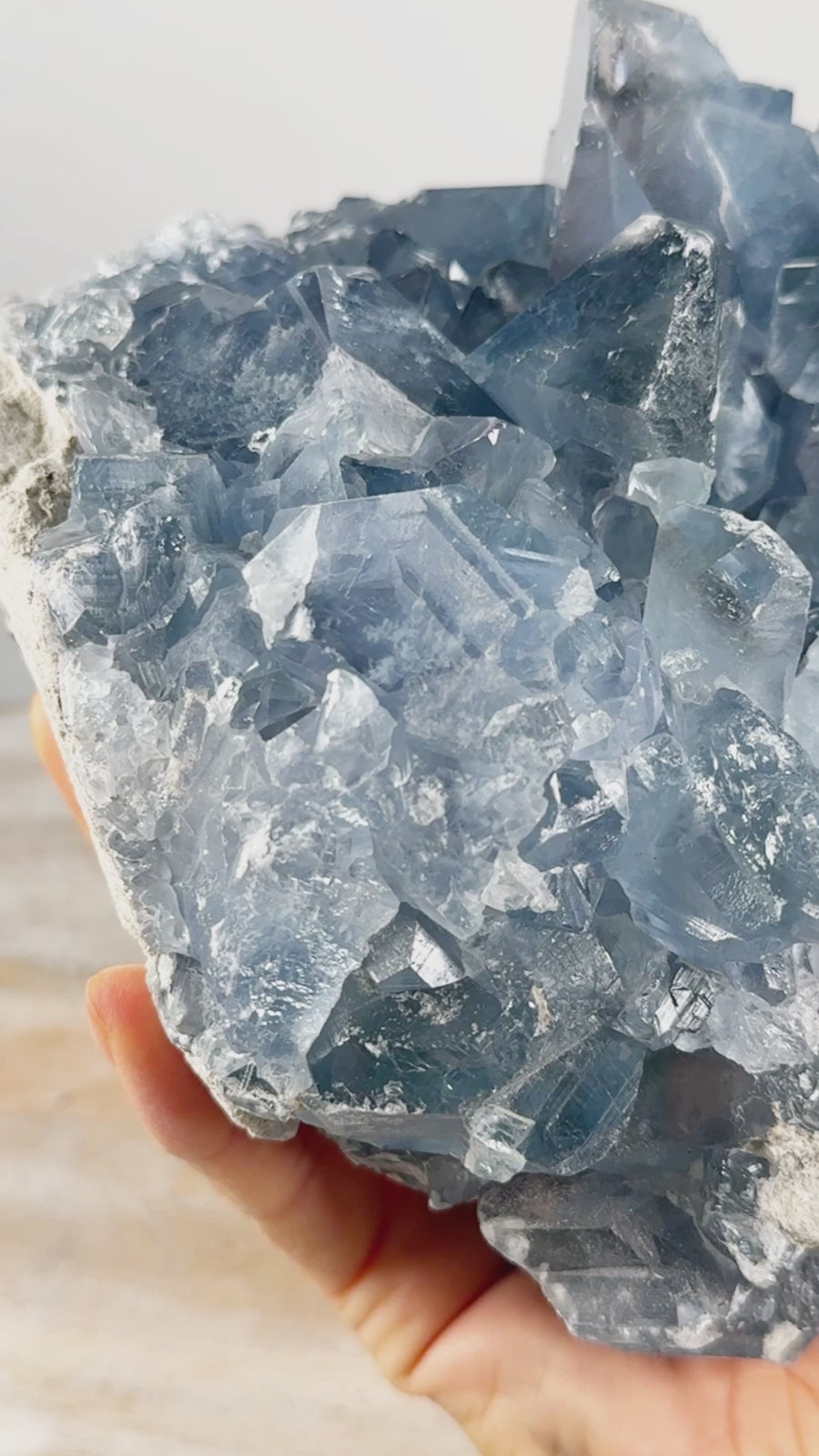 Celestite Cluster