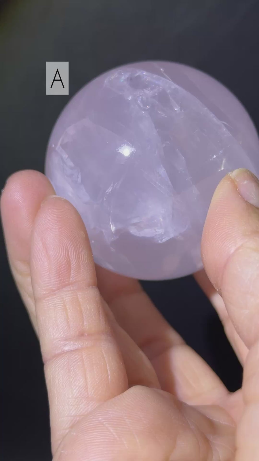 Star Rose Quartz Sphere