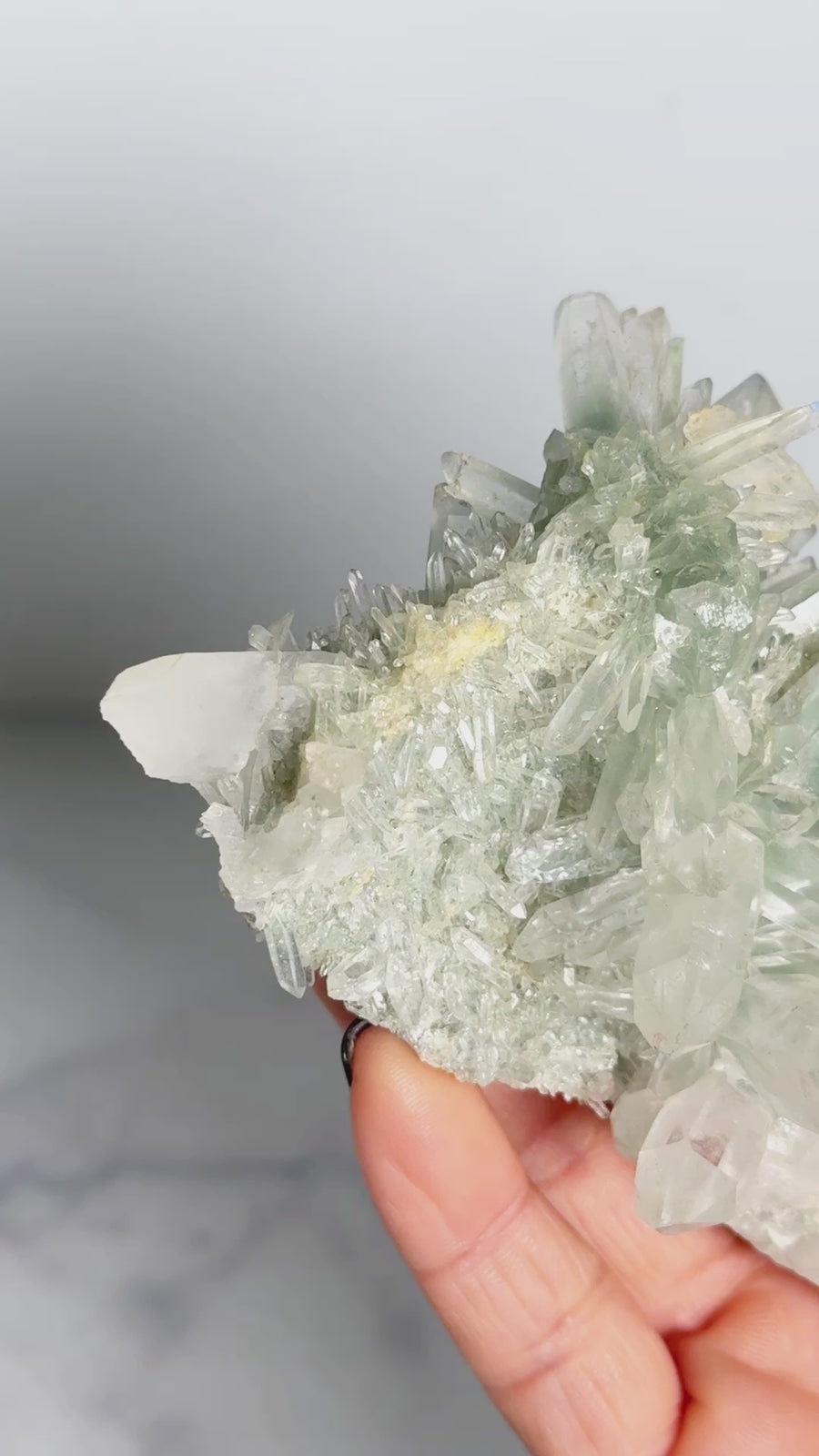 Himalayan Chlorite Quartz Cluster